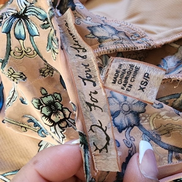 For Love & Lemons Saffron Mini Dress Size XS - Picture 9 of 10